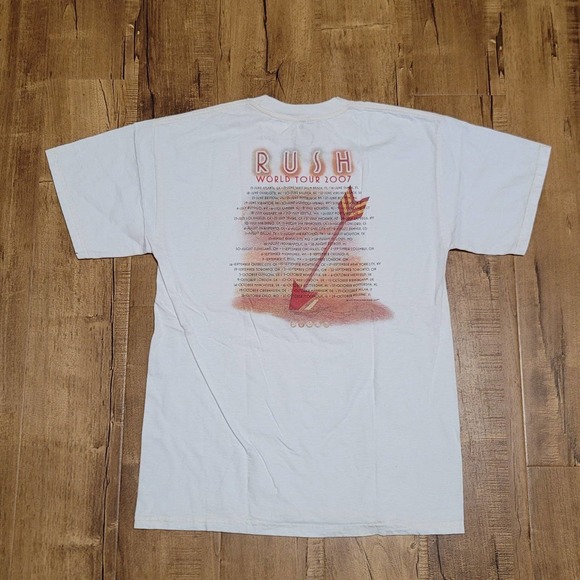 2007 RUSH Snakes & Arrows World Tour Band T-shirt Y2K - Picture 4 of 7